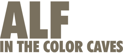 Alf in the Color Caves logo for Commodore 64